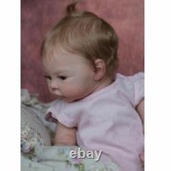 19'' Cute Reborn Baby Doll Girl Body Vinyl Newborn Baby Dolls Lifelike Xmas Gift