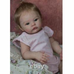 19'' Cute Reborn Baby Doll Girl Body Vinyl Newborn Baby Dolls Lifelike Xmas Gift