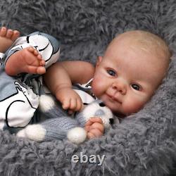 19'' Real Life Like Reborn Baby Dolls Vinyl Silicone Newborn Doll Handmade Gift