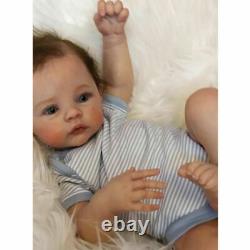 19 Reborn Baby Doll Realistic Birthday Gift Toy Lifelike Vinyl Silicone Real