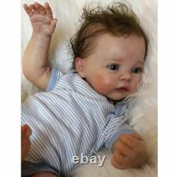 19 Reborn Baby Doll Realistic Birthday Gift Toy Lifelike Vinyl Silicone Real