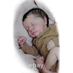 19'' Reborn Baby Doll Soft Silicone Full Body Newborn Real Lifelike Toddler Gift