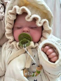 19 Reborn Baby Doll Weighted Limbs Lifelike Visible Veins Newborn Handmade Gift