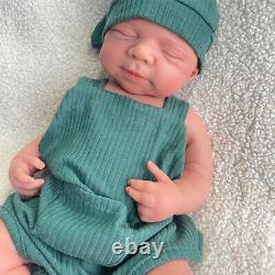 19 Silicone Body Reborn Baby Doll 7.2lb Floppy Painted Newborn Washable Boy