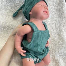 19 Silicone Body Reborn Baby Doll 7.2lb Floppy Painted Newborn Washable Boy