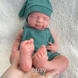 19 Silicone Body Reborn Baby Doll 7.2lb Floppy Painted Newborn Washable Boy