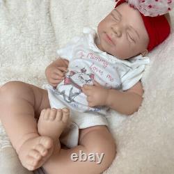 19 Silicone Body Reborn Baby Doll Realistic Floppy Newborn Girl Pascale 6.8lb