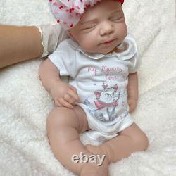 19 Silicone Body Reborn Baby Doll Realistic Floppy Newborn Girl Pascale 6.8lb