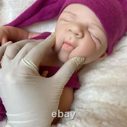 19 Silicone Body Reborn Baby Doll Realistic Floppy Newborn Girl Pascale 6.8lb