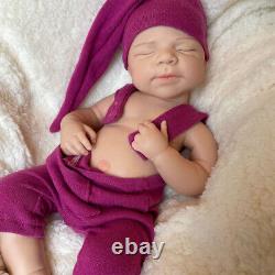 19 Silicone Body Reborn Baby Doll Realistic Floppy Newborn Girl Pascale 6.8lb