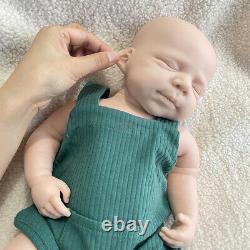 19Inch Pascale handmade reborn baby Unpainted Full Body Silicone Baby Girl Doll