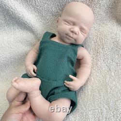 19Inch Pascale handmade reborn baby Unpainted Full Body Silicone Baby Girl Doll