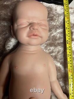 20'' Big Baby Sleeping Boy Doll Full Body Silicone Reborn Baby Doll Prematur