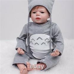 20''Realistic Reborn Baby Dolls Full Body Vinyl Silicone Boy Doll Newborn Bath