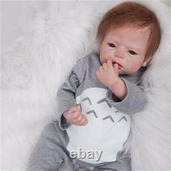 20''Realistic Reborn Baby Dolls Full Body Vinyl Silicone Boy Doll Newborn Bath