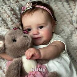 20 Reborn Baby Doll Full Body Silicone Newborn Girl Maddie Handmade Kids Gift