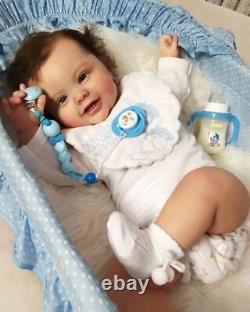 20 Reborn Baby Dolls Full Vinyl Real Body Doll Newborn Handmade Kids Gift Boy