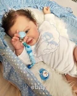 20 Reborn Baby Dolls Full Vinyl Real Body Doll Newborn Handmade Kids Gift Boy