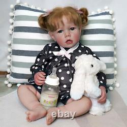 20'' Reborn Baby Dolls Girl Liam Lifelike Newborn Girl Handmade Doll Realistic