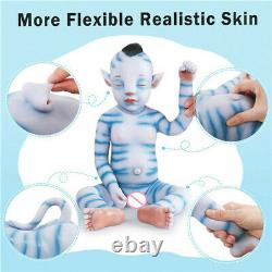 20 Sleeping Reborn Baby Avatar Doll Newborn Boy Full Body Silicone Toddler Toy