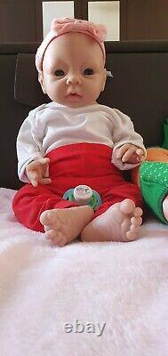 20 inch Full Body Silicone Reborn Baby girl, gorgeous and flexible