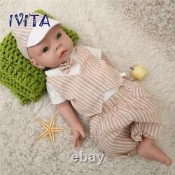 20Handmade Cute Baby Girl Lifelike Silicone Reborn Doll Toddler Toy Xmas Gifts