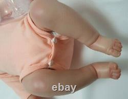 20Inch Reborn Baby Doll Body Lifelike Real Soft Touch with Hand-Rooted Hair art