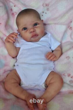 20in Already Painted Reborn Baby Doll Miley Lifelike Soft Touch Newborn Handmade