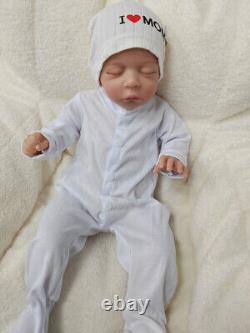 20in Lifelike Reborn Baby Doll Newborn Sleeping Jude Handmade Visible Veins Gift