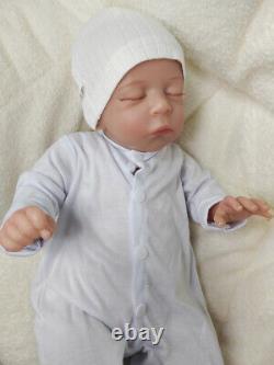 20in Lifelike Reborn Baby Doll Newborn Sleeping Jude Handmade Visible Veins Gift