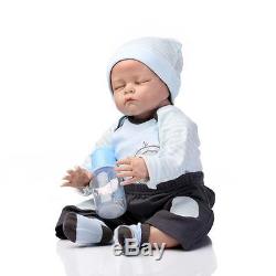 21 Lifelike SOFT SOLID silicone Reborn Girl Baby Realistic Newborn Baby Doll