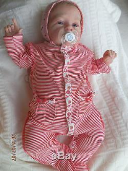 21'' Reborn baby doll limited Mold Mary Ann by sculptor Natalie Blick