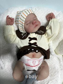 21inch Artist Painted Reborn Baby Doll Newborn Boy Girl with Belly Plate Gifts