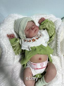 21inch Artist Painted Reborn Baby Doll Newborn Boy Girl with Belly Plate Gifts