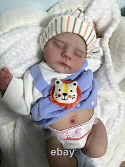 21inch Artist Painted Reborn Baby Doll Newborn Boy Girl with Belly Plate Gifts