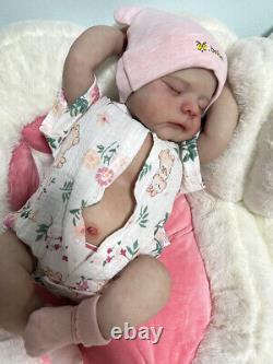 21inch Artist Painted Reborn Baby Doll Newborn Boy Girl with Belly Plate Gifts