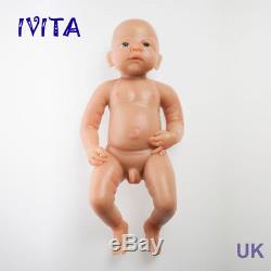22'' 5kg Lifelike Baby Doll Boy Infant Reborn Toy Full Body Floppy Silicone