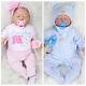 22 Lifelike Sleeping Twins Boy&girl Reborn Baby Dolls Handmade Newborn Gifts