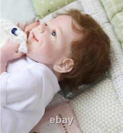 22 Newborn Reborn Baby Dolls Girls Vinyl Silicone Handmade Lifelike Doll Gifts