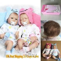 22 REBORN BABY DOLLS LIFELIKE SILICONE REALISTIC REAL LIFE Doll GIFT TWINS DOLL
