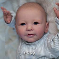 22 Reborn Baby Doll Newborn Silicone Body Handmade Realistic Lifelike Kids Gift