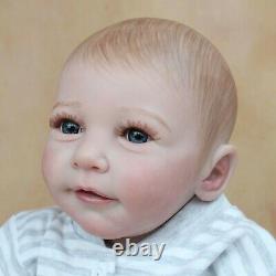 22 Reborn Baby Doll Newborn Silicone Body Handmade Realistic Lifelike Kids Gift