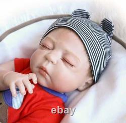 22 Reborn Baby Dolls Full Body Vinyl Silicone Boy Doll Real Lifelike Newborn