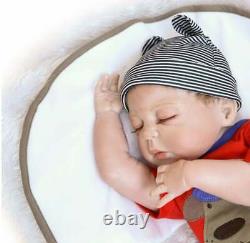 22 Reborn Baby Dolls Full Body Vinyl Silicone Boy Doll Real Lifelike Newborn