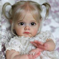 22in Lifelike Reborn Baby Dolls Soft Touch Full Handmade Vinyl Toy Birthday Gift