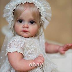 22in Lifelike Reborn Baby Dolls Soft Touch Full Handmade Vinyl Toy Birthday Gift