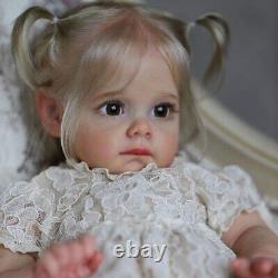 22in Lifelike Reborn Baby Dolls Soft Touch Full Handmade Vinyl Toy Birthday Gift