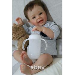 23'' FULL Vinyl Silicone Reborn Baby Doll Boy Newborn Gift Toddler Realistic Toy