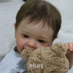 23'' Silicone Reborn Baby Dolls Lifelike Newborn Gift Vinyl Toddler Boy Girl