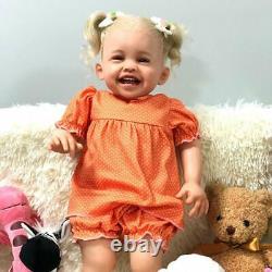 24 Inch Reborn Doll Baby High-quality Lifelike Mila Blonde Toddler Toys Gift